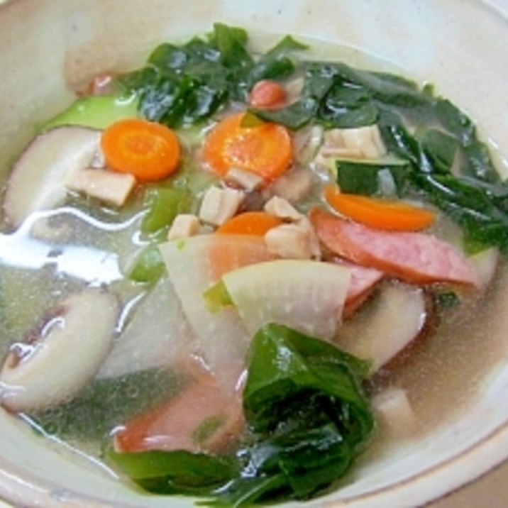 *夏野菜の中華スープ*